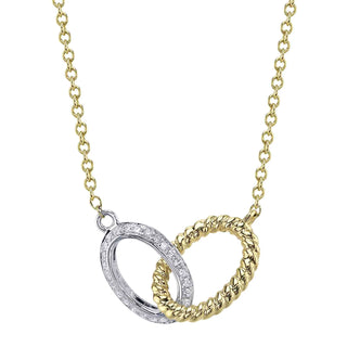 INTERLOCKED OVAL NECKLACE