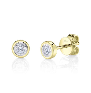 Diamond Bezel Studs