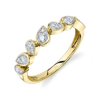 BEZEL PEAR MOTIF RING