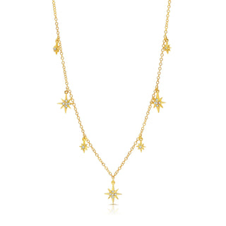 Diamond Starburst Necklace