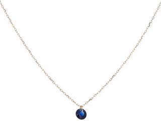 soleil sapphire necklace