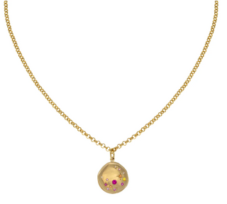 LUNA SUNBURST STAR COIN NECKLACE