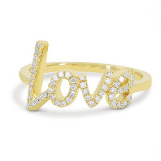 LOVE PAVE DIAMOND RING