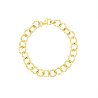 Hollow Rounded Wire Link Bracelet