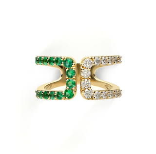 EMERALD & DIAMOND RING