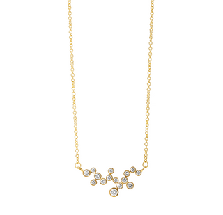 BEZEL SET DIAMOND NECKLACE