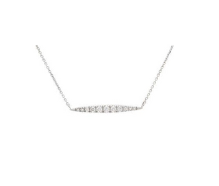 TAPERED BAR NECKLACE