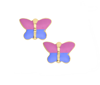 BUTTERFLY BABY STUDS