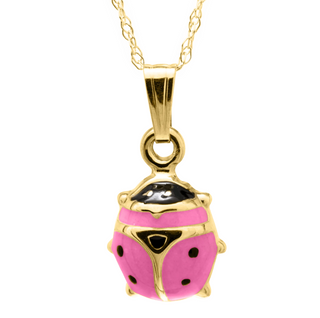 LADY BUG BABY NECKLACE
