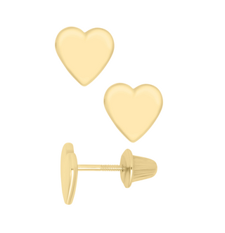 HEART BABY STUDS