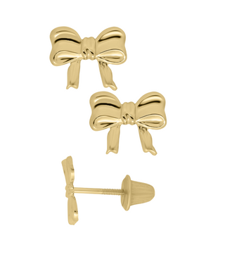 BOW BABY STUDS