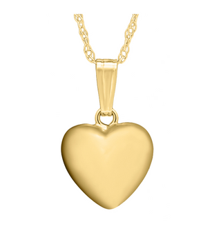 PUFFED HEART BABY NECKLACE