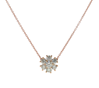 DIAMOND FLOWER NECKLACE