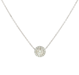 DIAMOND CLUSTER NECKLACE