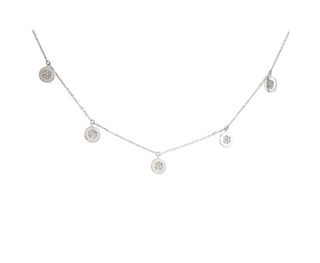 DANGLE DISC NECKLACE
