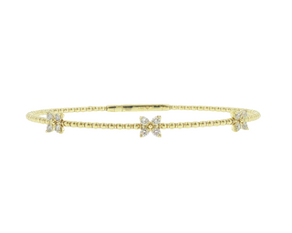 MARQUISE FLOWER BANGLE
