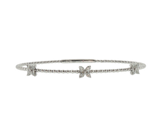 MARQUISE FLOWER BANGLE