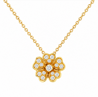 DIAMOND FLOWER NECKLACE