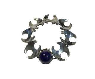 GEORG JENSEN SILVER & LAPIS BRACELET