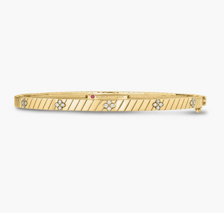 LOVE IN VERONA RIDGED BANGLE