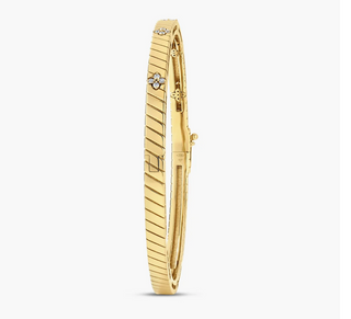 LOVE IN VERONA RIDGED BANGLE