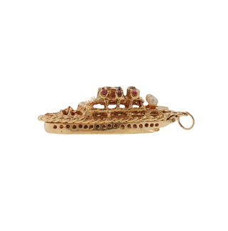 VINTAGE SHIP CHARM