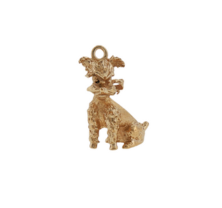 VINTAGE FRENCH POODLE CHARM