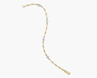 DIAMONDS BY THE INCH DOG BONE LINK BRACELET