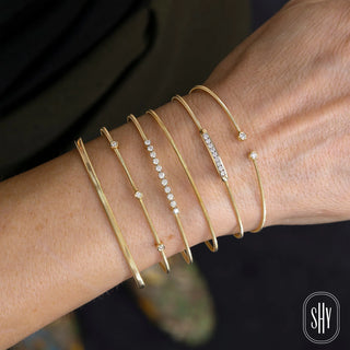 DIAMOND BAR BANGLE