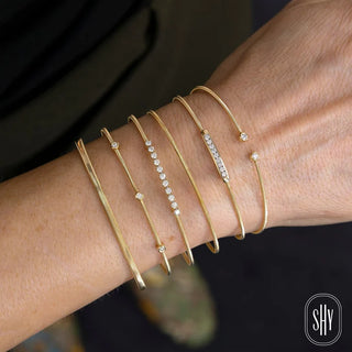 DIAMOND BAR BANGLE