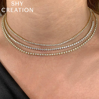 DIAMOND TENNIS NECKLACE