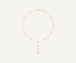 AFRICA GRADUATED BEAD LARIAT NECKLACE