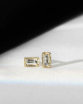 ILA Collection Leone White Sapphire Studs at Henry C Reid