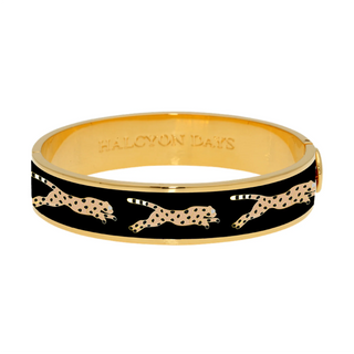 LEOPARD BLACK BANGLE