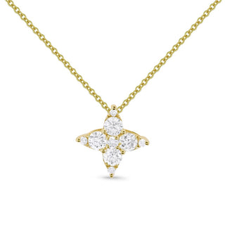 4 POINT CLUSTER NECKLACE