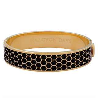 HONEYCOMB BLACK BANGLE