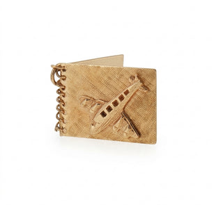 VINTAGE PASSPORT CHARM