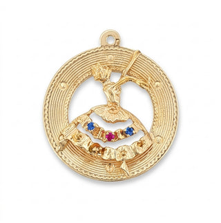 VINTAGE BALLERINA DISC CHARM