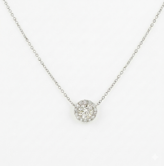 DIAMOND CLUSTER NECKLACE