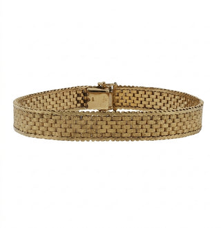 VINTAGE ITALIAN BASKET-WEAVE BRACELET