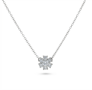 DIAMOND FLOWER NECKLACE