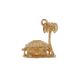 VINTAGE TROPICAL HUT CHARM