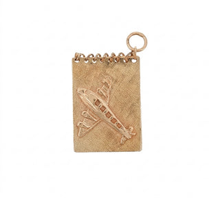 VINTAGE PASSPORT CHARM