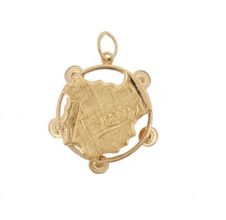 VINTAGE ESPANA TAMBORINE CHARM
