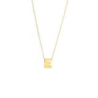 E INITIAL NECKLACE