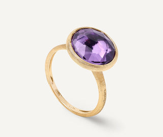 JAIPUR AMETHYST BEZEL RING