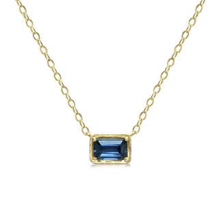Leone Blue Sapphire Necklace