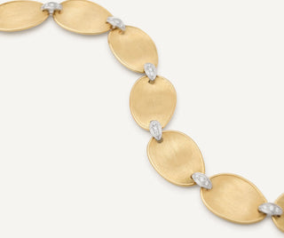 Lunaria Bracelet with Diamond Connectors