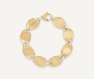 Lunaria Bracelet with Diamond Connectors