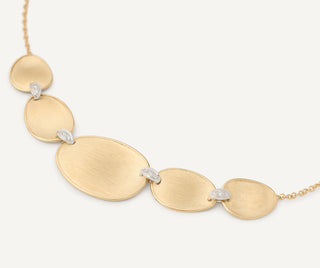 Lunaria "Halfsie" Necklace with Diamond Accents